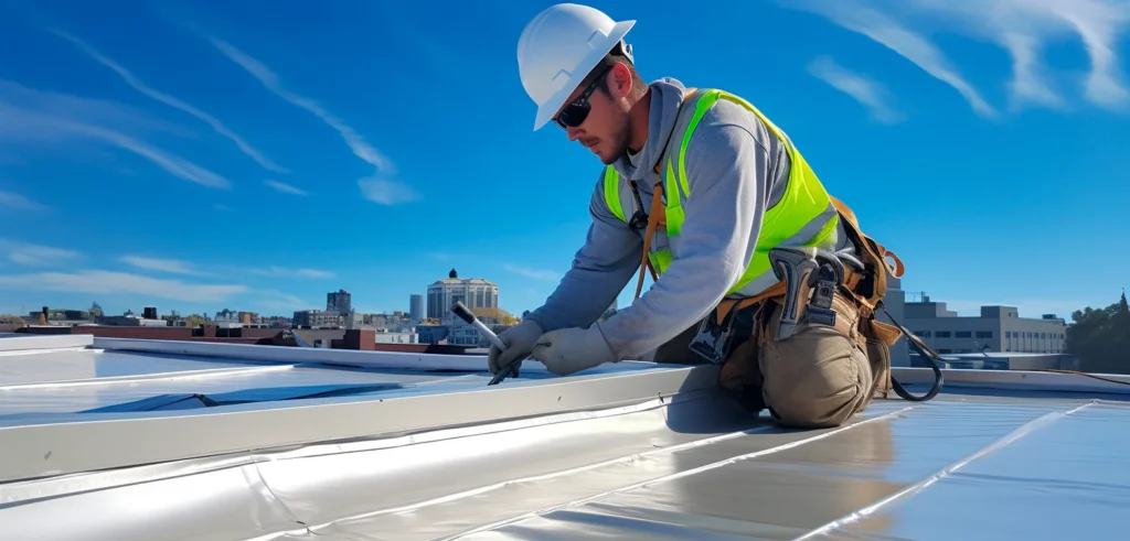 flat roofing systems cost for commercial buildings